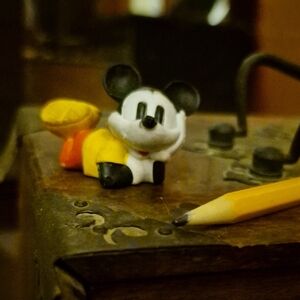 Disney Red Yellow Eraser